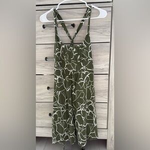 American Eagle, Y2K Style Dress, Green.